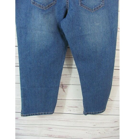 Arizona Jeans Capris Junior's Size 14 (30 x 19) Medium Wash Medium Rise New - Picture 7 of 10
